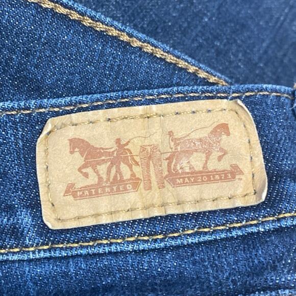 Levi's 505 Straight Leg Women's Blue Flared Bootcut Denim Jeans Pants Size 30 - Picture 4 of 6